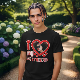 Jag älskar min pojkvän Personlig T Shirt