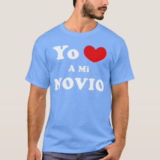 Jag älskar min pojkvän spanska pojkvän kärlek vänn t shirt