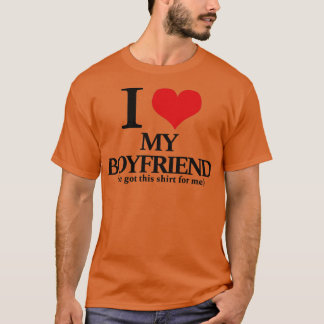 Jag älskar min pojkvän t shirt
