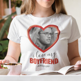 Jag älskar min pojkvän t shirt