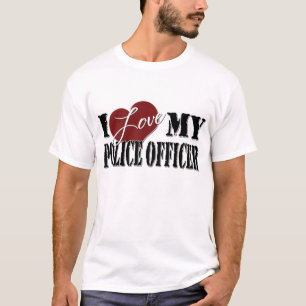 Jag älskar min poliserbjudandeT-tröja Tee