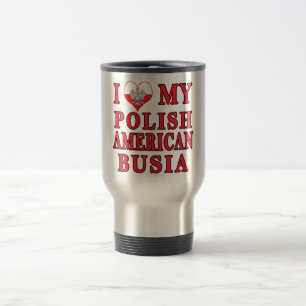 Jag älskar min polska amerikanska busia resemugg
