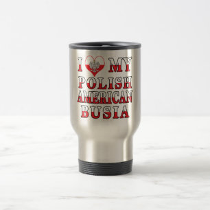 Jag älskar min polska amerikanska busia resemugg