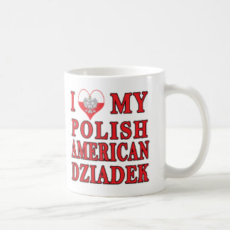 Jag älskar min polska amerikanska Dziadek Kaffemugg