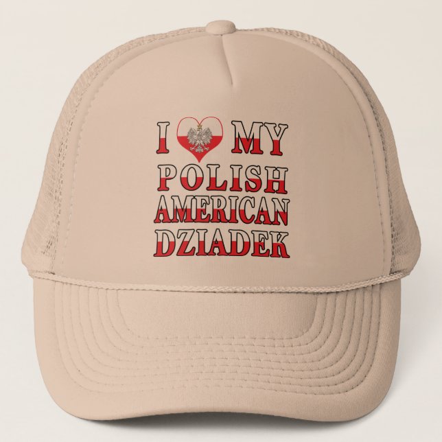 Jag älskar min polska amerikanska Dziadek Keps (Framsida)