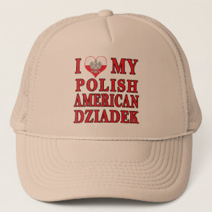 Jag älskar min polska amerikanska Dziadek Keps