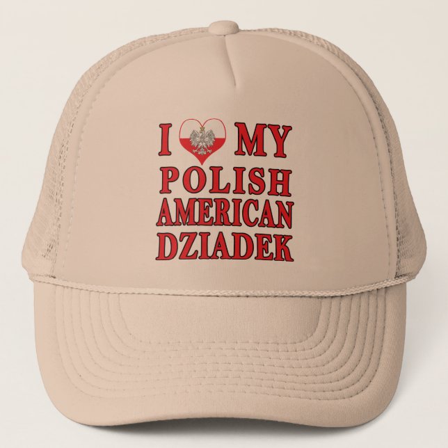 Jag älskar min polska amerikanska Dziadek Keps (Framsida)