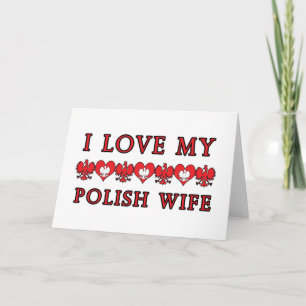 Jag älskar min polska fru kort