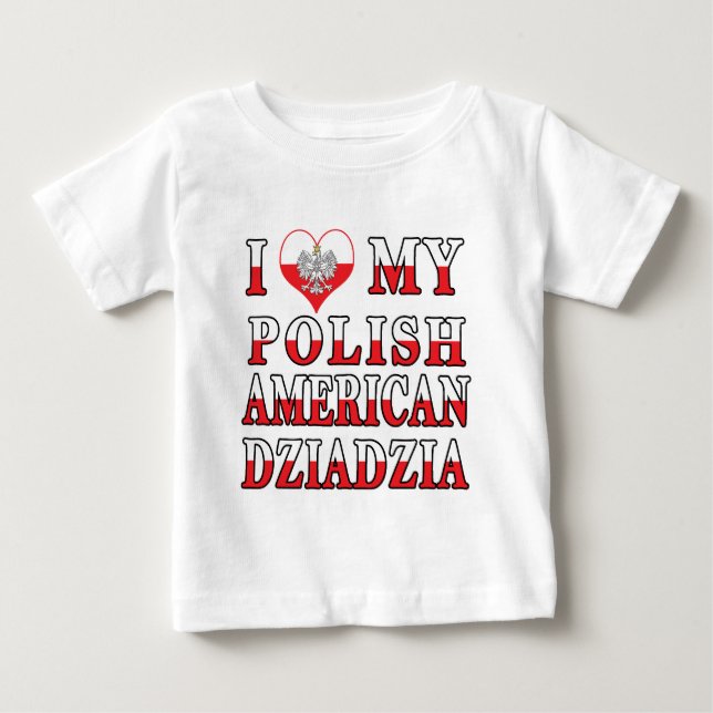 Jag älskar min polske Dziadzia Tröja (Framsida)