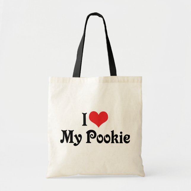Jag älskar min Pookie Tygkasse (Framsidan)
