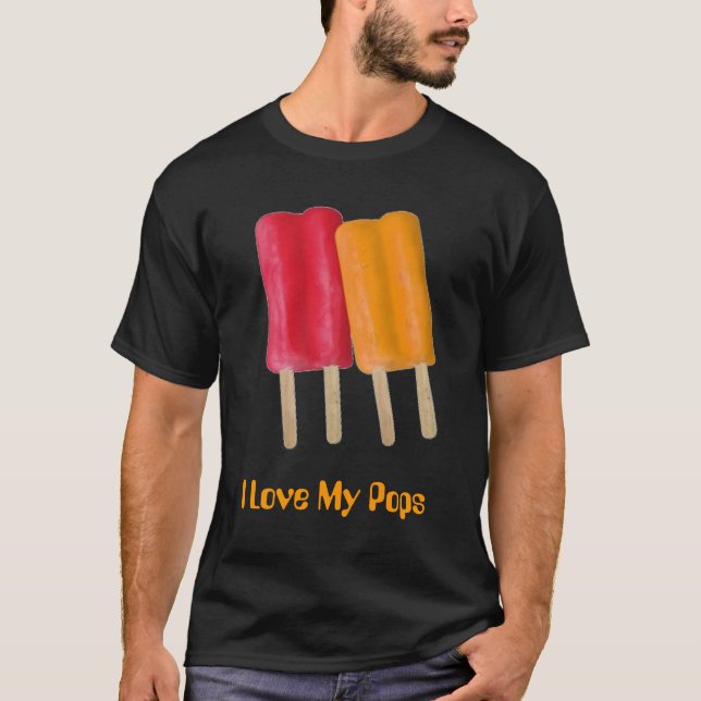 Jag älskar min pop tee (Framsida)