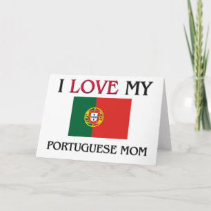 Jag älskar min portugisiska mamma kort