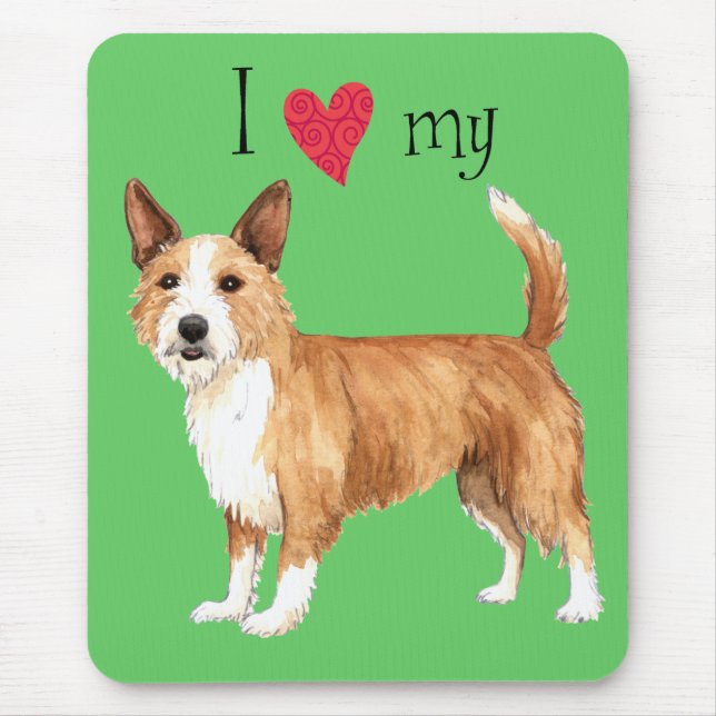 Jag älskar min portugisiska Podengo Pequeno Musmatta (Framsidan)