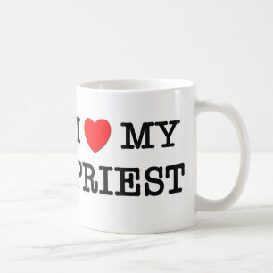 Jag älskar min PRÄST Kaffemugg