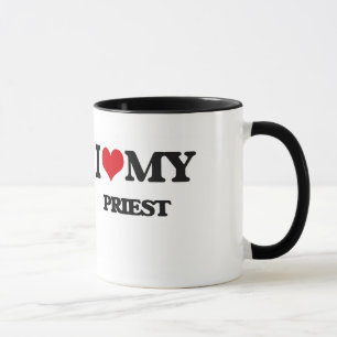 Jag älskar min präst mugg