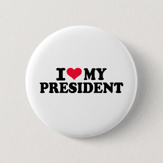 Jag älskar min president knapp
