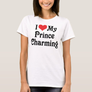 Jag älskar min prins charmör t shirt