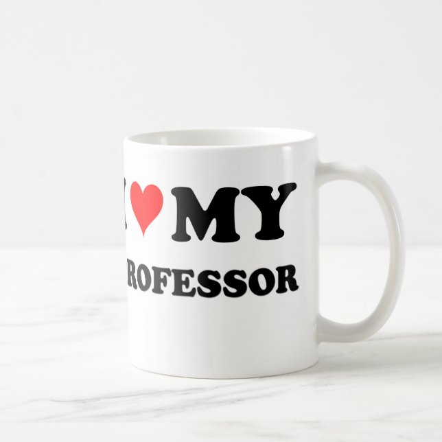 Jag älskar min professor kaffemugg (Höger)