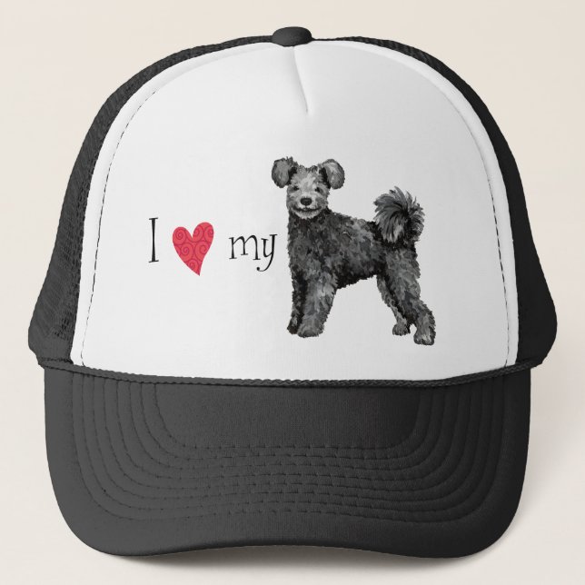 Jag älskar min Pumi Truckerkeps (Framsida)
