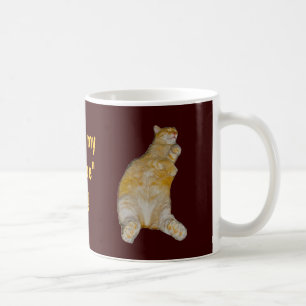 Jag älskar min " rädding" katt! Mugg