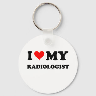 Jag älskar min Radiologist Nyckelring