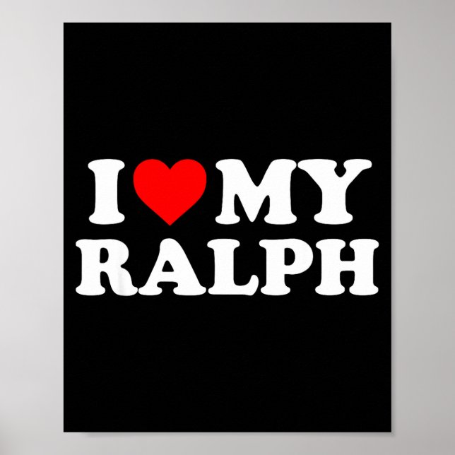 Jag älskar min Ralph  Poster (Framsidan)