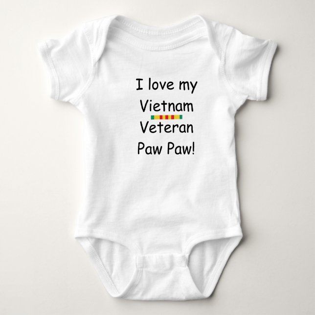 Jag älskar min ranka för tassen för den Vietnam T-shirt (Framsida)