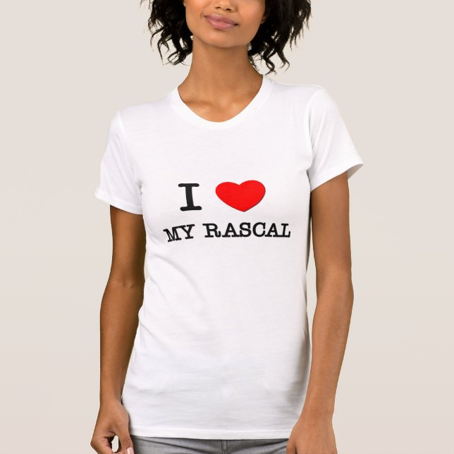 Jag älskar min Rascal T-shirt (Framsida)