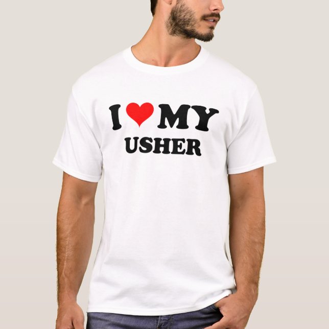Jag älskar min rättstjänare t-shirt (Framsida)