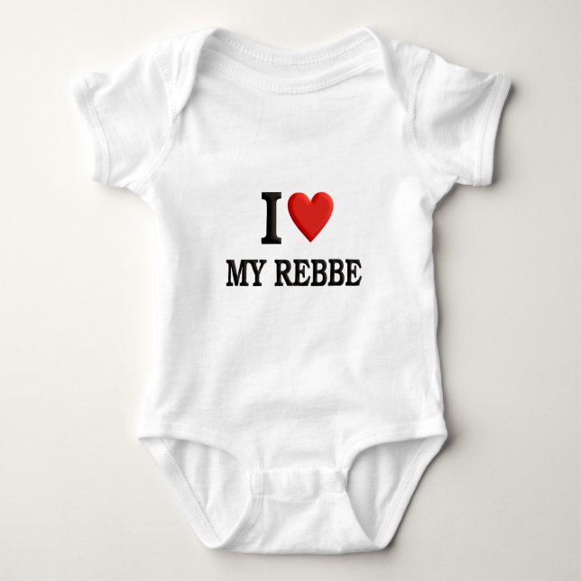 Jag älskar min Rebbe T-shirt (Framsida)