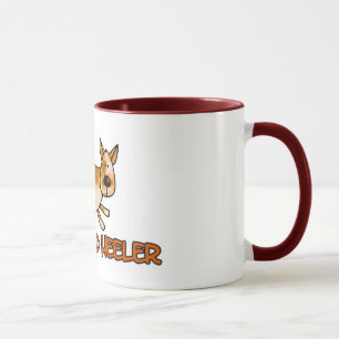 jag älskar min röda heeler mugg