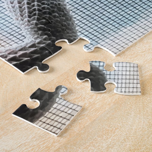 Jag älskar min roliga skäggiga drake för beardie pussel (Sidan)