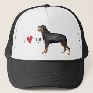 Jag älskar min Rottweiler Keps