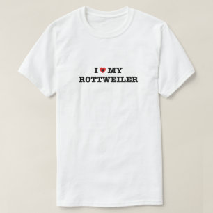 Jag älskar min Rottweiler T-Shirt