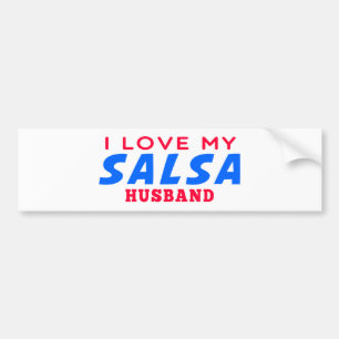 Jag älskar min salsamake bildekal