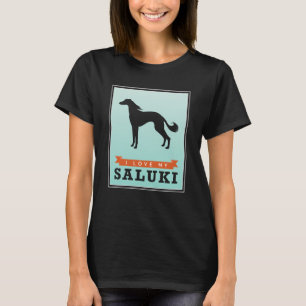 Jag älskar min Saluki skjorta T Shirt