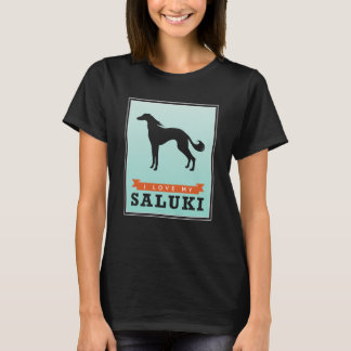 Jag älskar min Saluki skjorta T Shirt