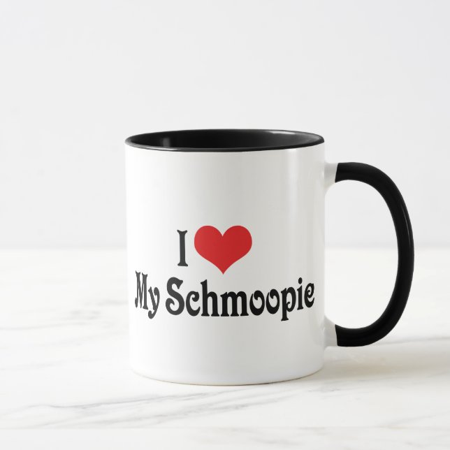 Jag älskar min Schmoopie Mugg (Höger)