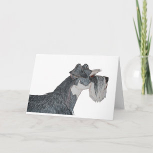 Jag älskar min Schnauzer Kort