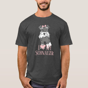 Jag älskar min Schnauzer T Shirt