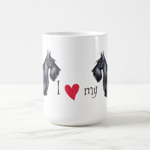Jag älskar min Scottie Kaffemugg