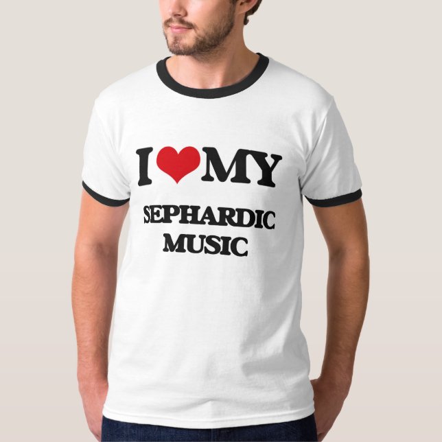 Jag älskar min SEPHARDIC-MUSIK Tröja (Framsida)