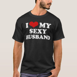 Jag älskar min Sey-make rolig Alla hjärtans dag rö T Shirt