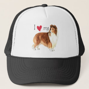 Jag älskar min Sheltie Truckerkeps
