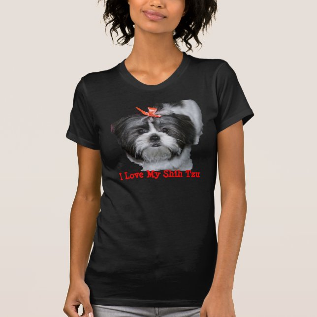 Jag älskar min Shih Tzu Tee (Framsida)