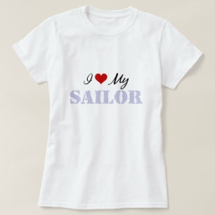 Jag älskar min sjöman tee shirt