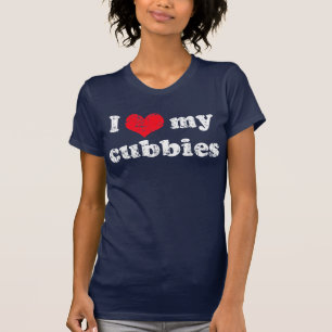 Jag älskar min skjorta för cubbies t shirt