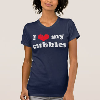Jag älskar min skjorta för cubbies t shirt