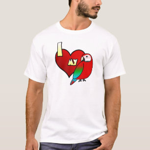 Jag älskar min skjorta för Greenwing Macaw T T-shirt
