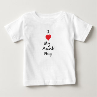 Jag älskar min skjorta för mosteranpassadebabyen t shirt